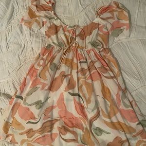 Keyhole Babydoll Mini Dress